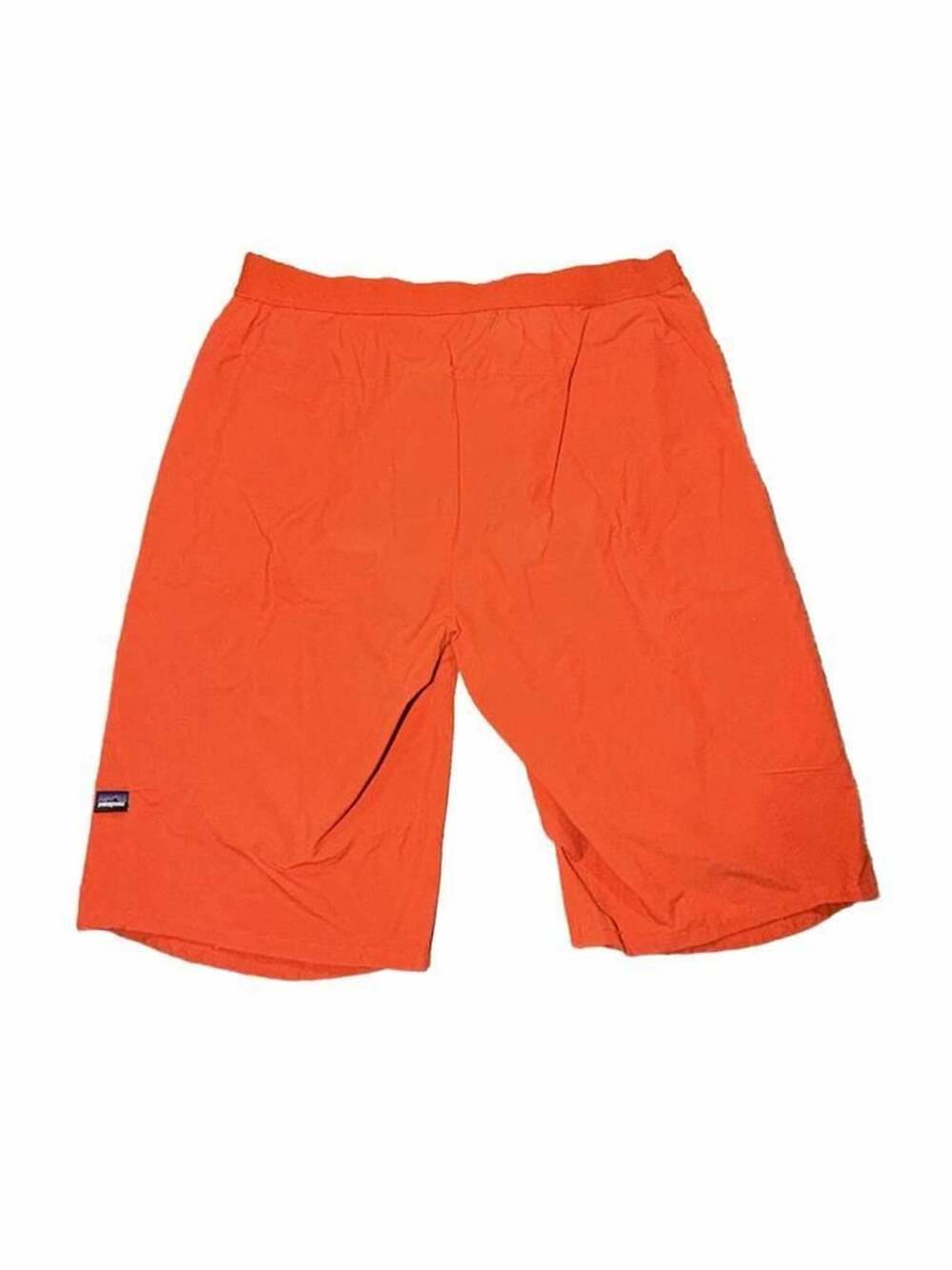 Patagonia Landfarer Men’s Mountain Bike MTB Shorts Orange Size 34 Cycling